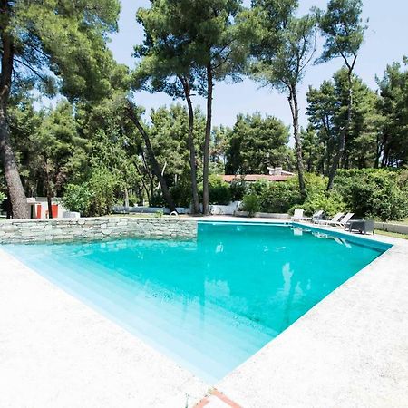 Villa Aurora In Sani With Garden And Pool المظهر الخارجي الصورة