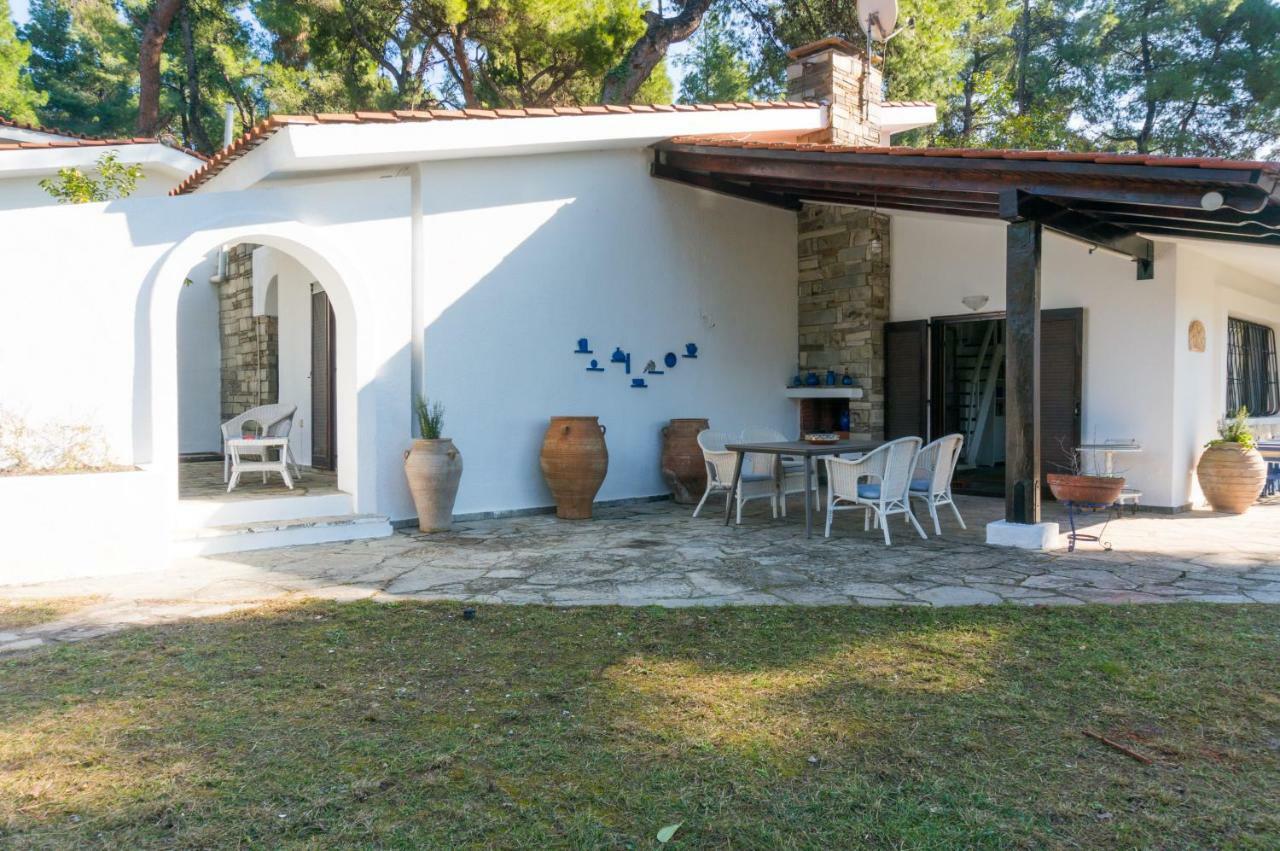 Villa Aurora In Sani With Garden And Pool المظهر الخارجي الصورة
